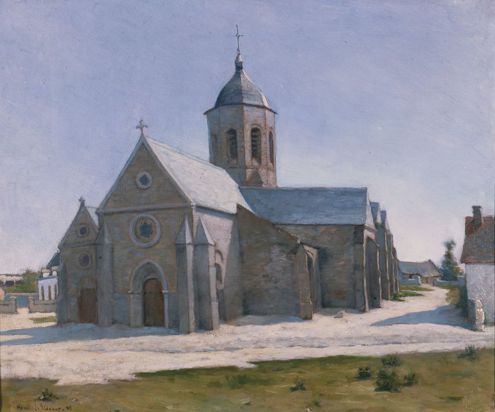 L’Église Saint-Michel, Étaples, 1885
