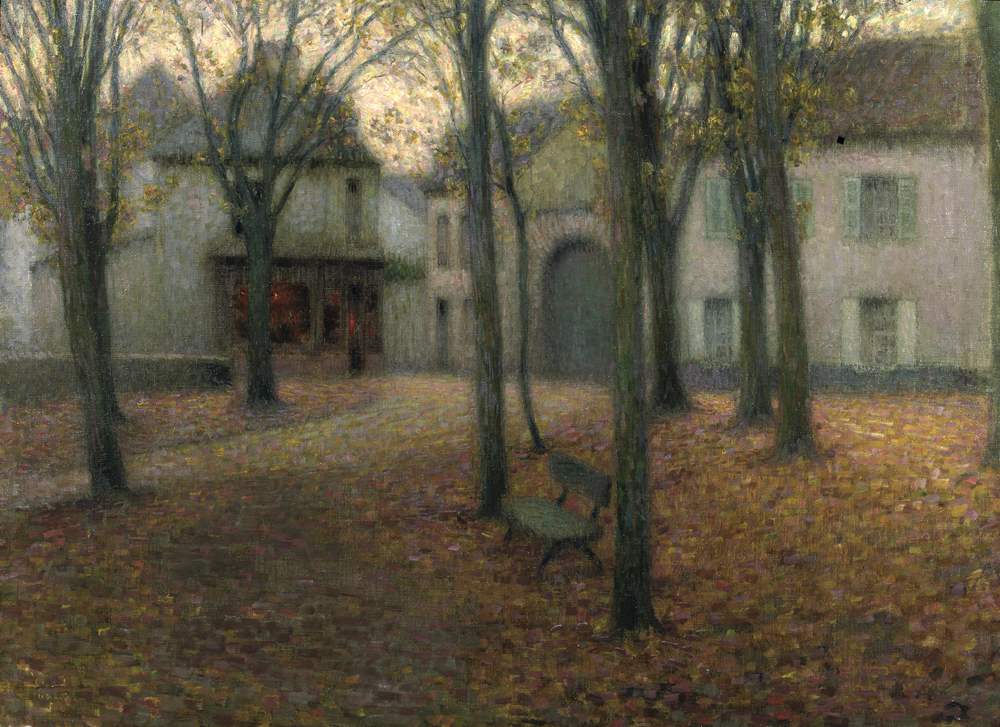 Petite place, automne, Chartres, 1902