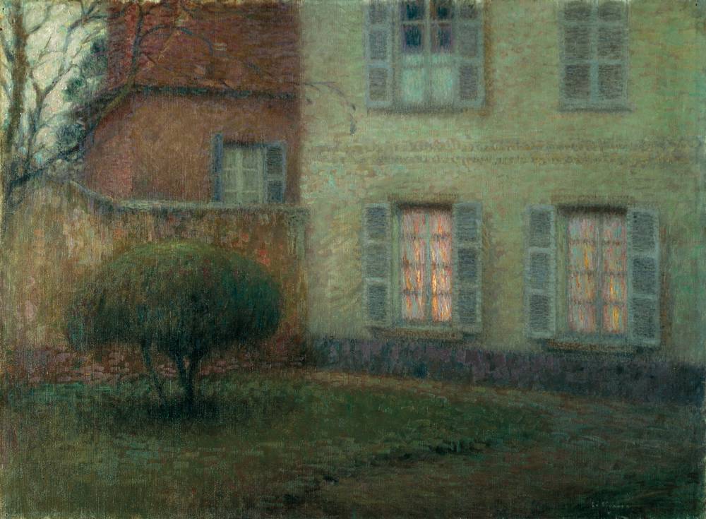 Fenêtres éclairées, Beauvais, 1900