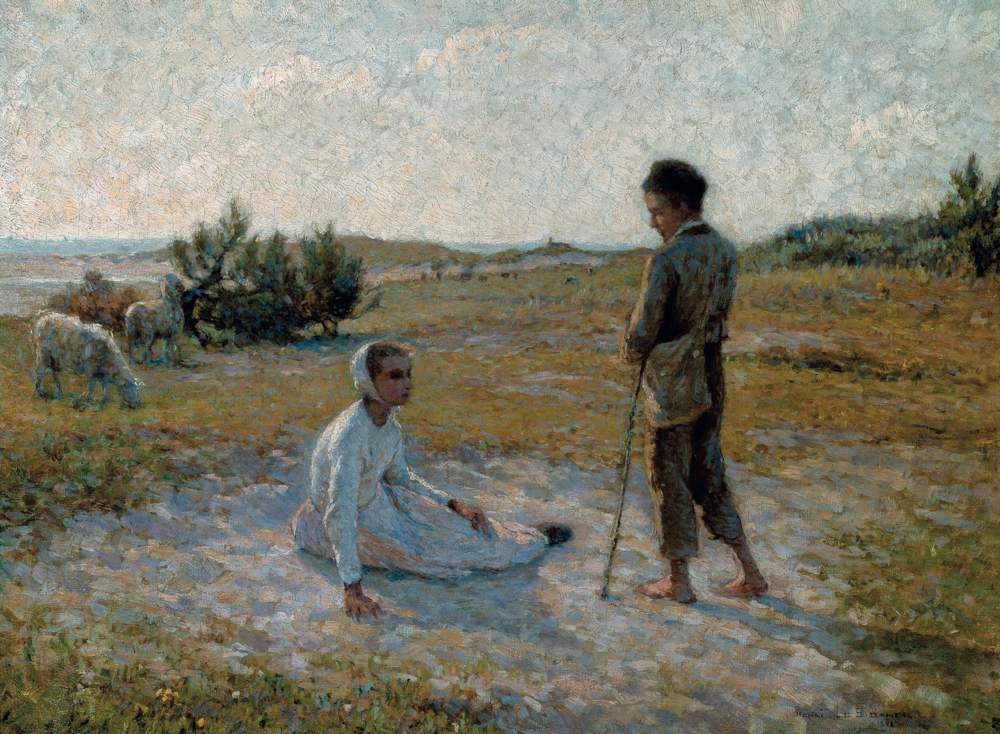 Sur les dunes, Étaples, 1888