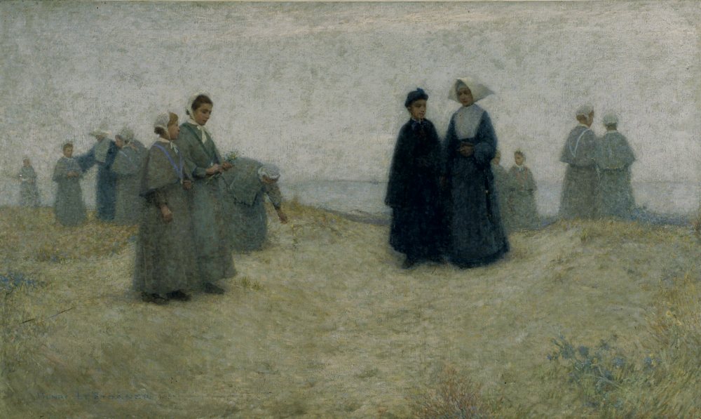 La Promenade des orphelines, Berck, 1888