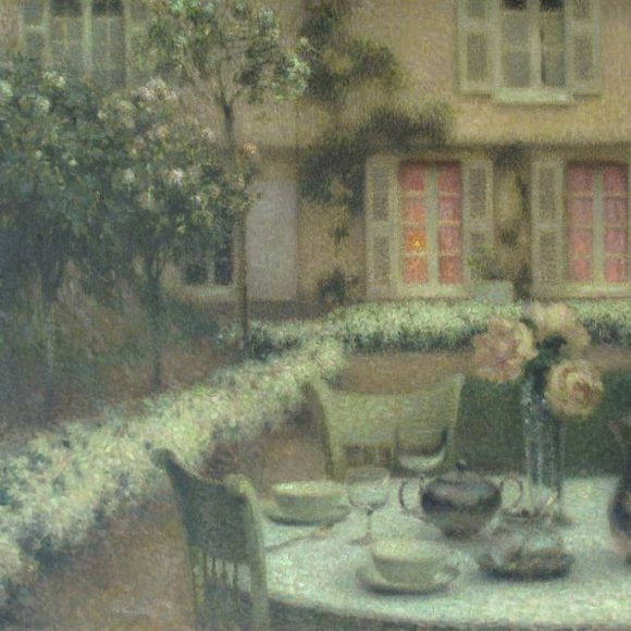 La Table au jardin blanc, Gerberoy, 1906