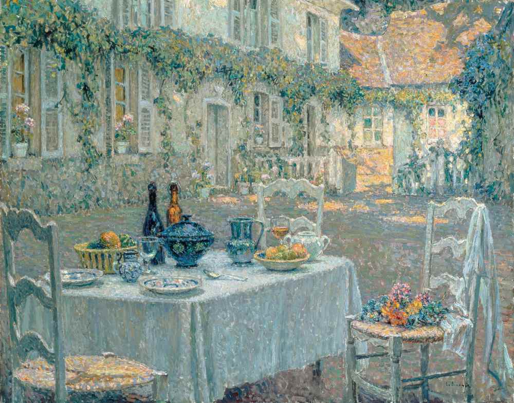 Le Déjeuner, Gerberoy, 1920