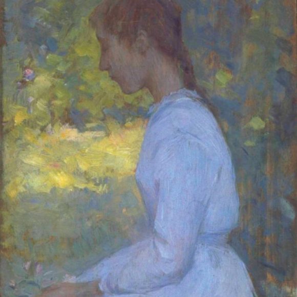 Jeune fille de profil, Étaples, 1892
