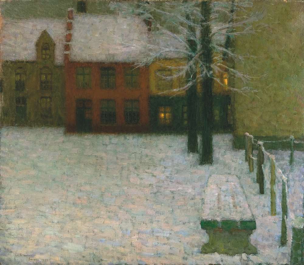 La Neige, Bruges, 1900