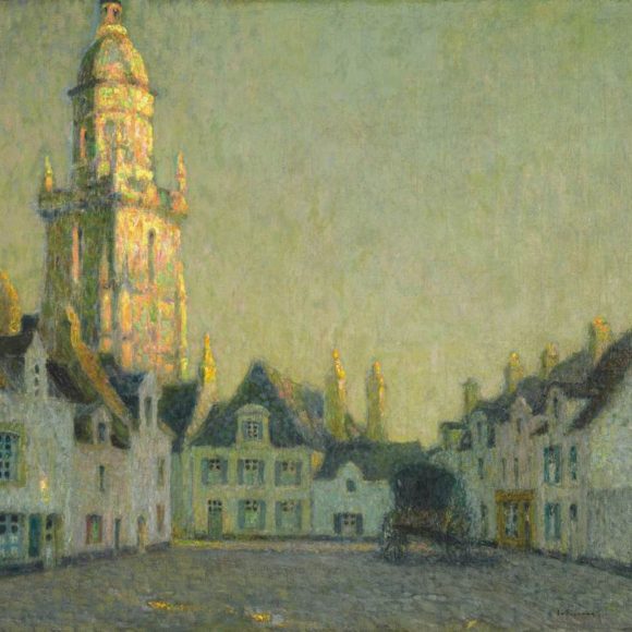 Les Maisons et le clocher, Le Croisic, 1923